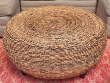 Woven Round Cocktail Table
