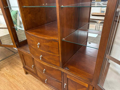 Lighted Cherry China Cabinet