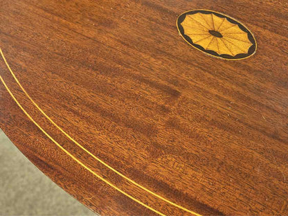 Mahogany Tilt Top Accent Table