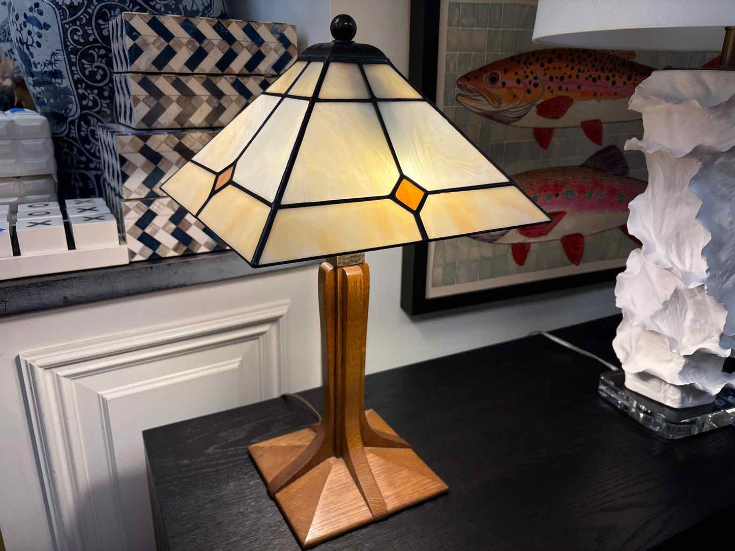 Stickley Small Corbel Base Table Lamp