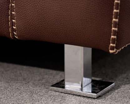 Roche Bobois Chocolate Brown Leather Chair