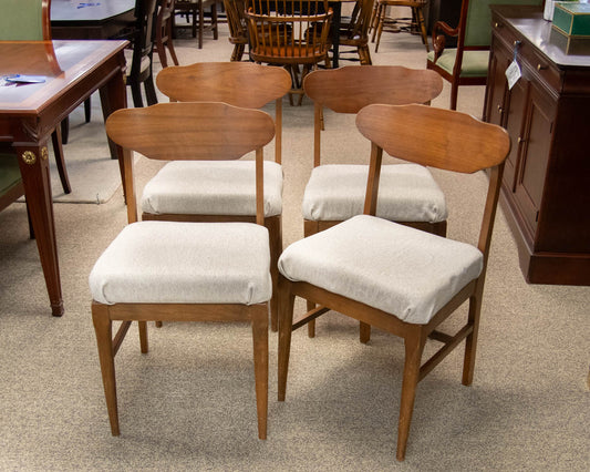 Set Of 4 Mid Century Modern Style Dining Chairs