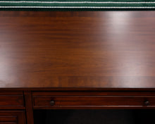 Mahogany 7-Drawer Executive Desk