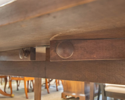 Solid Birch Shaker Syle Drop Leaf Table
