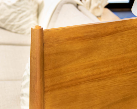 West Elm Mid-Century King Bed in Acorn Finish