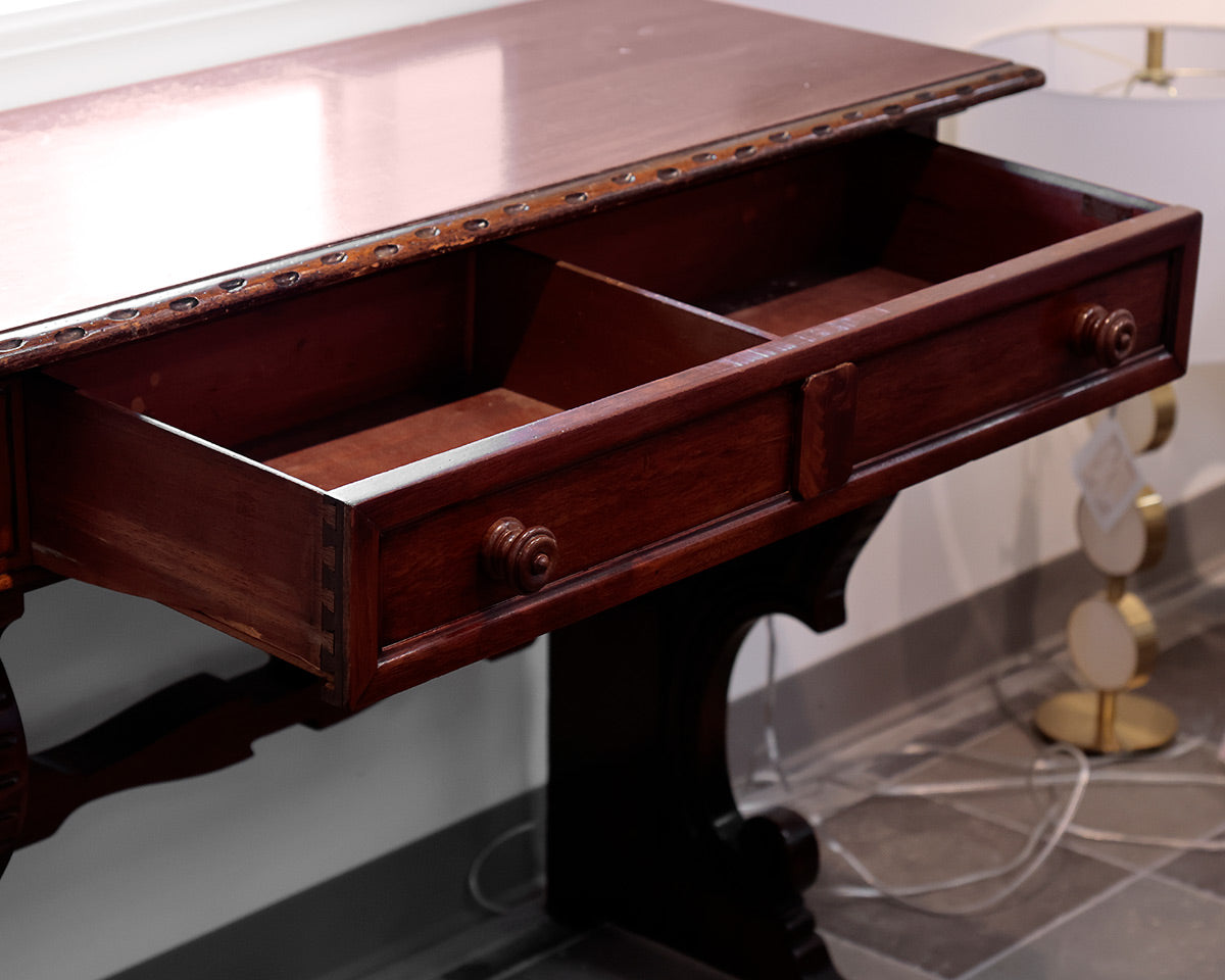 Scholle's Chicago Mahogany Console Table