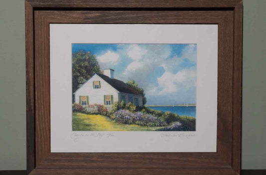 " Garden By The Sea" Wall Decor Numbered Print By Kathryn Kleekamp