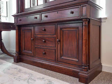 Thomasville Two Piece Lighted China Cabinet