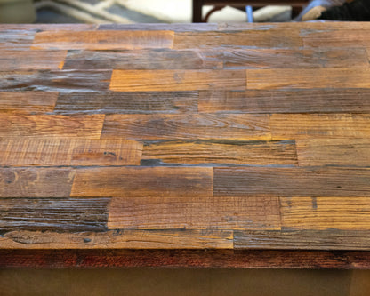 Reclaimed Wood Top Standing Desk