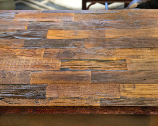 Reclaimed Wood Top Standing Desk