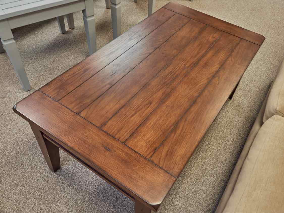 Jofran Lift-Top Coffee Table in Dark Finish Oak