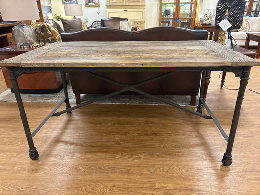 RH 'Flatiron' Industrial Desk