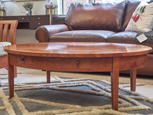 Cherry Oval Cocktail Table