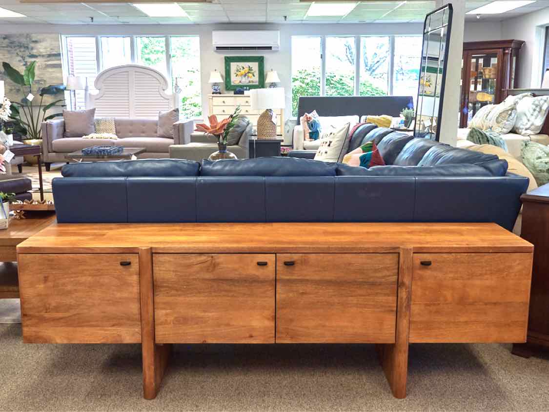 West Elm 'Otto' Four Door Media Furniture in 'Acorn'