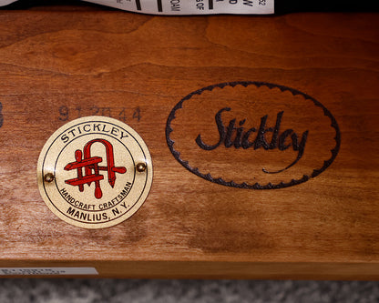 Stickley Oak Mission Style Table & 12 Chair Set