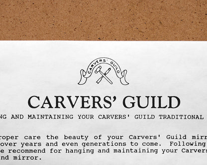 Carver's Guild Gothic Twig Wall Mirror