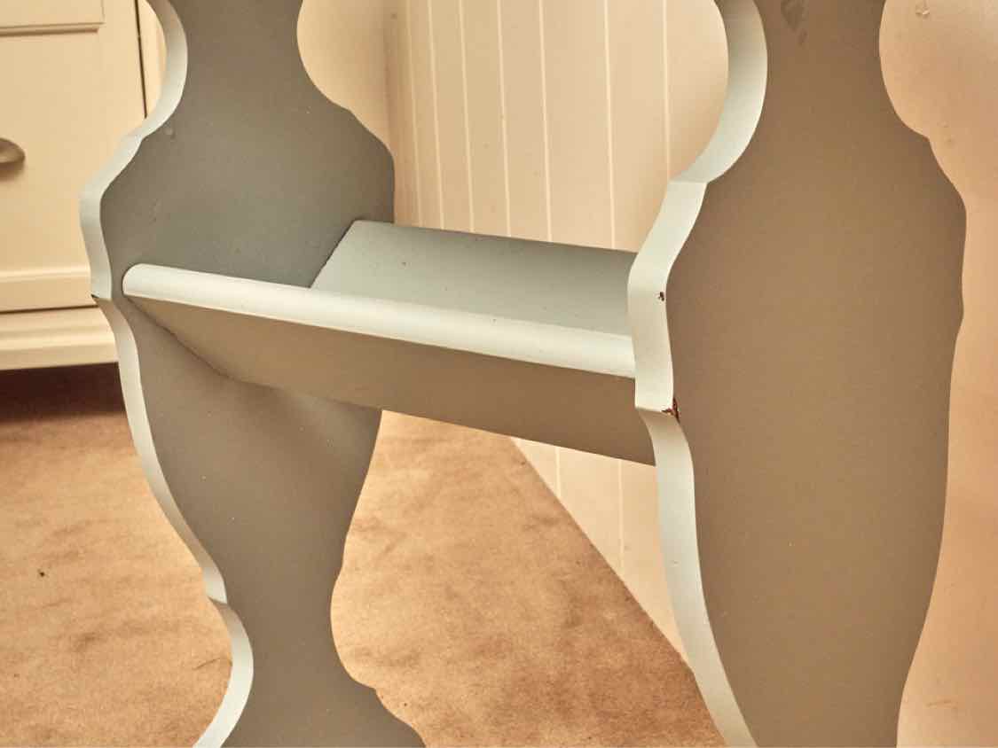 Pewter Gray  Finish Side/Book  Table