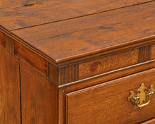 English Oak 2 Over 2 Drawer Chest