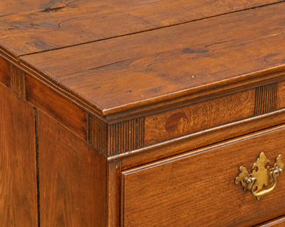 English Oak 2 Over 2 Drawer Chest