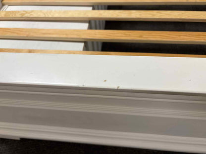 Full Storage Bed in White