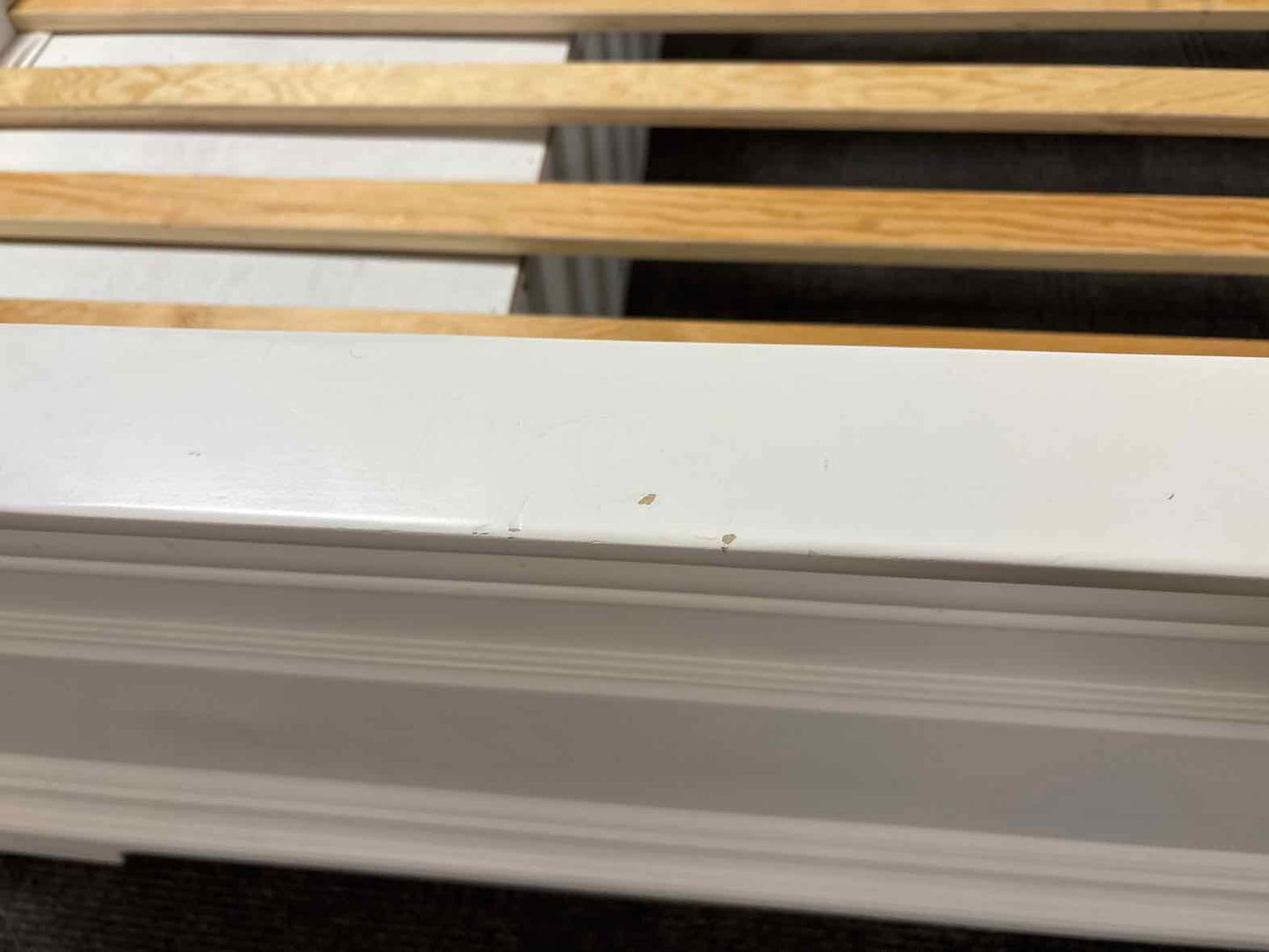 Full Storage Bed in White