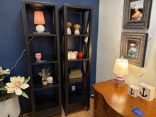 Black Distressed Etagere