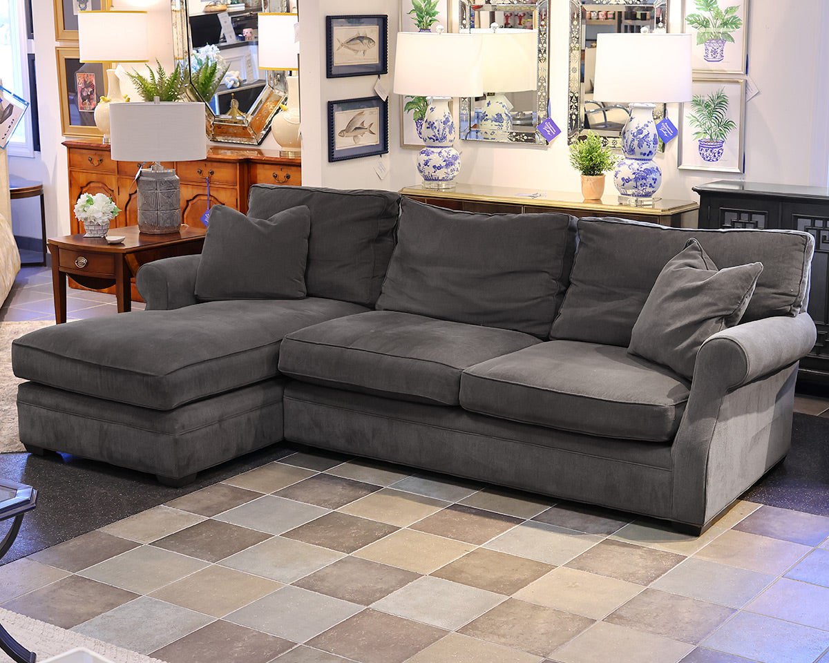 Arhaus Grey Sectional