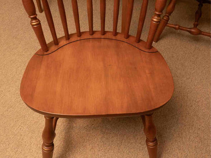 Hitchcock Maple Drop Leaf Table with (2) 14" Leaves & 6 Chair Set