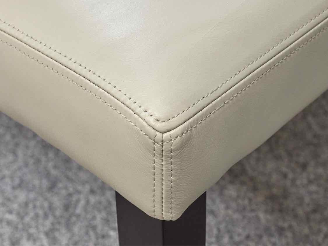 Set of Six West Elm Faux Leather Dining Chairs