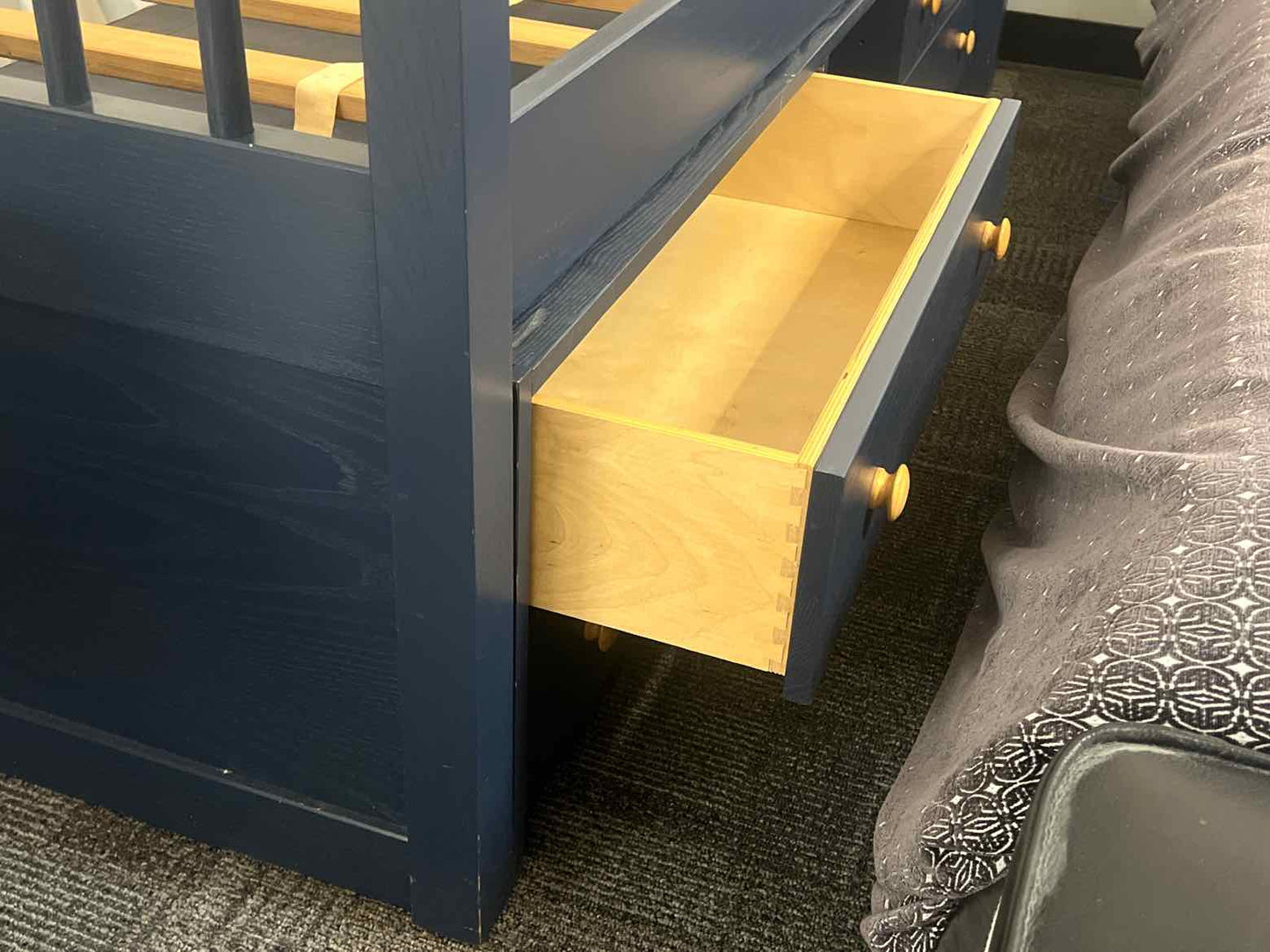 Pottery Barn Navy Twin Bed