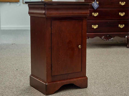 Louis Phillip Style 1 Door Nightstand in  Bourbon Finish