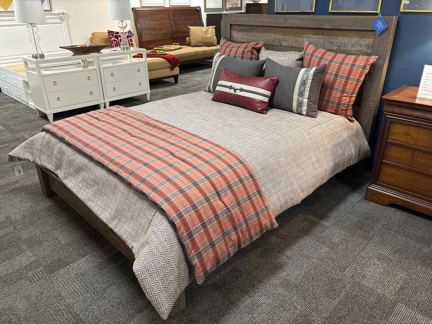 IFD 'Loft' Brown Queen Bed