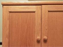 Unfinished Business Oak  Sideboard with 4 Wood Doors