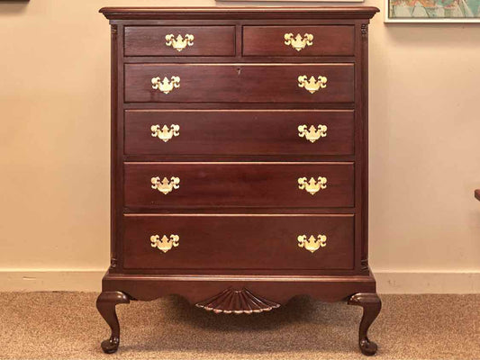 Traditional Mahogany Six Drawer Chest