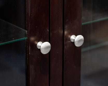 Bermex Dark Cherry Display Cabinet