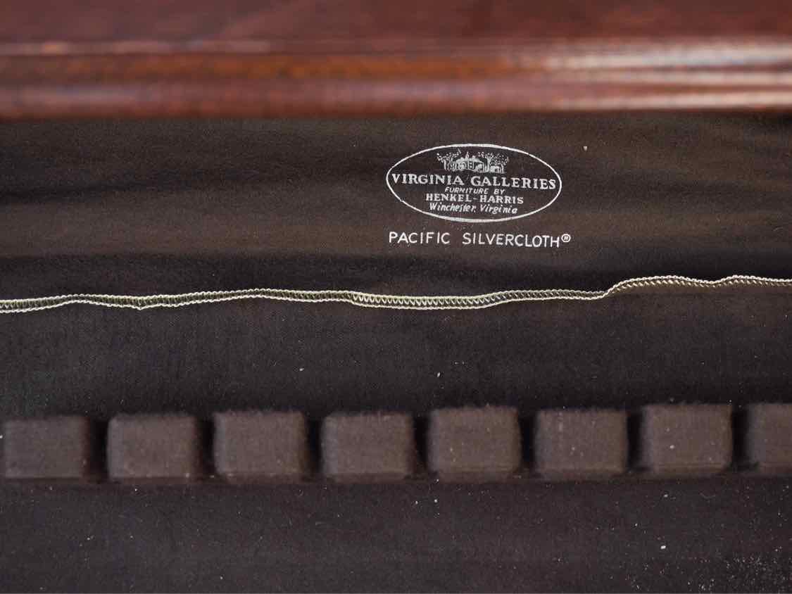 Henkel Harris Banded Mahogany Breakfront