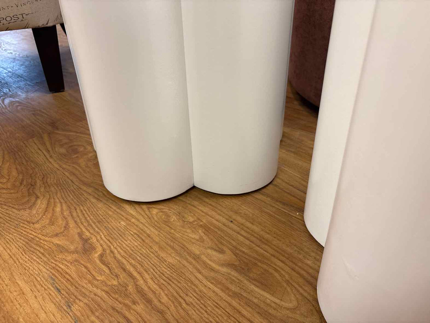 Pair of White Daisy Side Tables