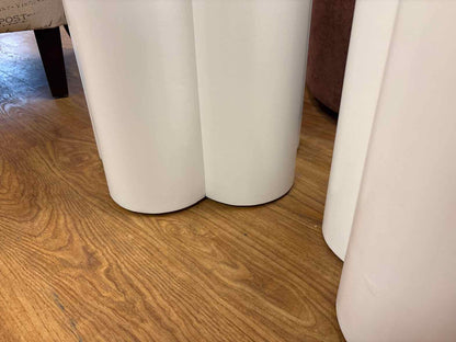 Pair of White Daisy Side Tables