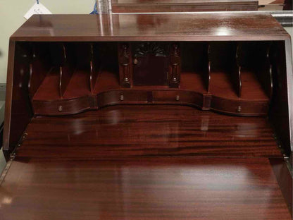 Maddox Mahogany Governor Winthrop  Drop Front 4 Drawer  Secretary Desk