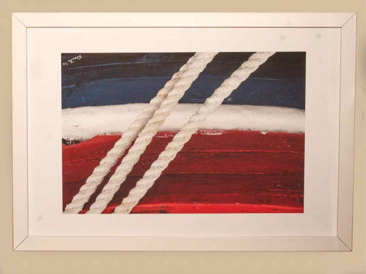 Nautical Photo In White Frame