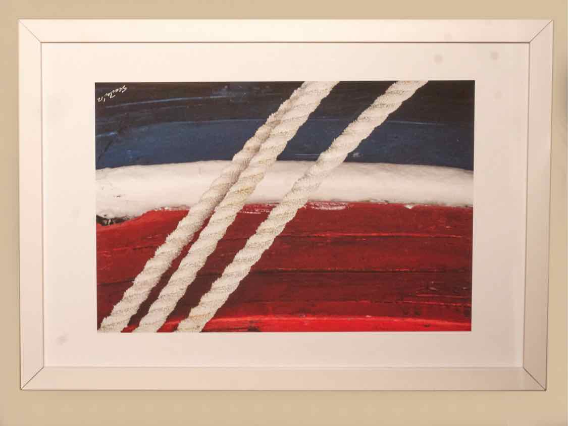 Nautical Photo In White Frame