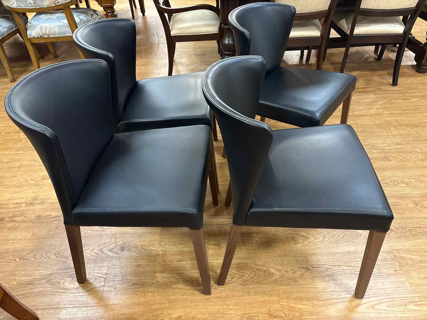 Crate & Barrel Set of 4 'Curran' Dining Chairs