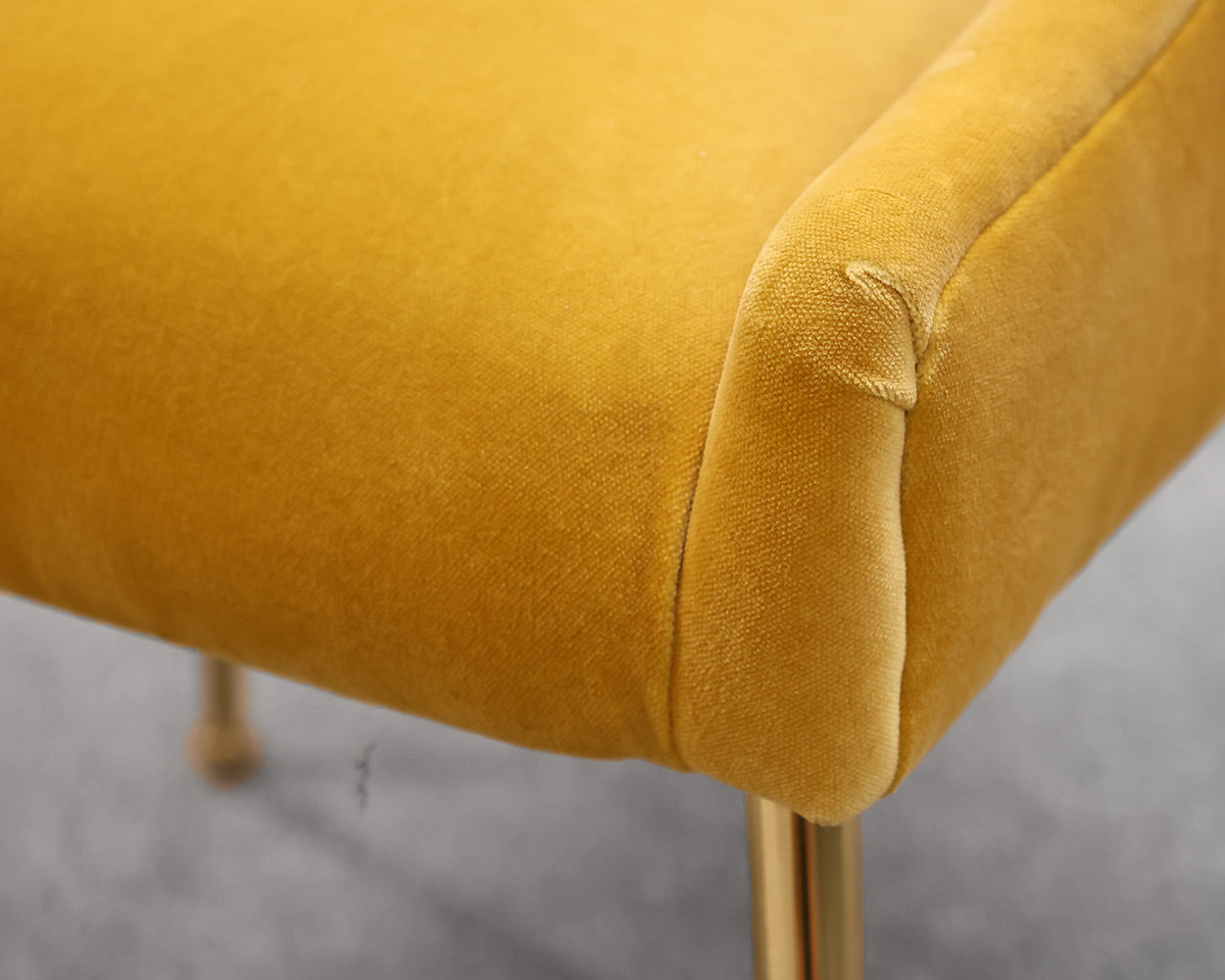 Set of (6) Anthropologie Elowen Chairs in Performance Velvet