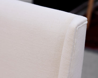 Set of 6 Restoration Hardware "Leigh" Upholstered Dining Chairs