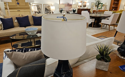 Porcelain Deep Blue Lucille Lamp