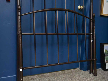 Black Metal Twin Arch Bed