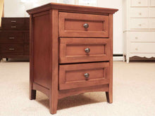 Whittier Woods 'McKenzie' Glazed Antique Cherry Finish 3 Drawer  Nightstand