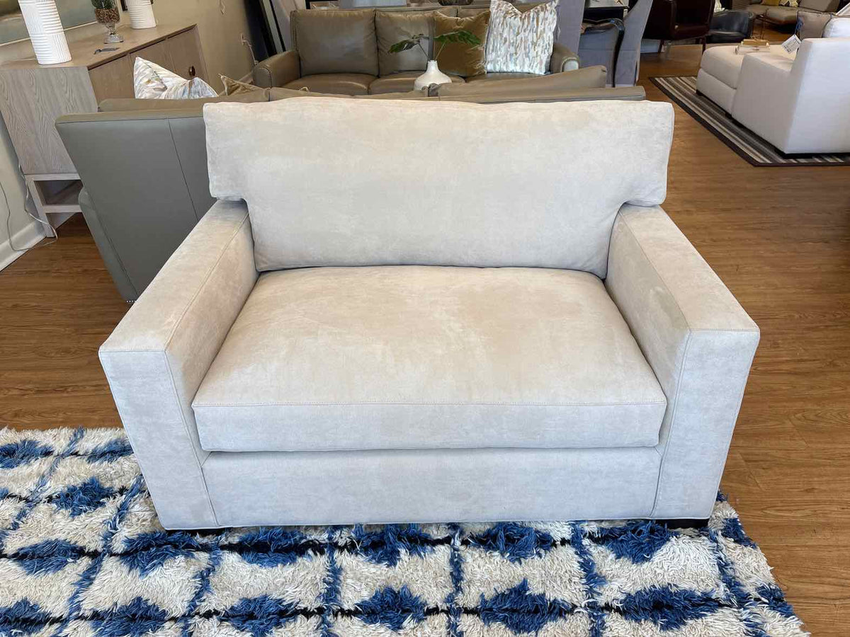Crate & Barrel 'Axis' Twin Sleeper Chair and a Half