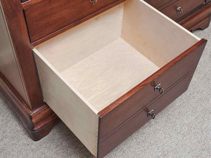 Nichols & Stone Cherry Louis Phillip 10 Drawer Chest