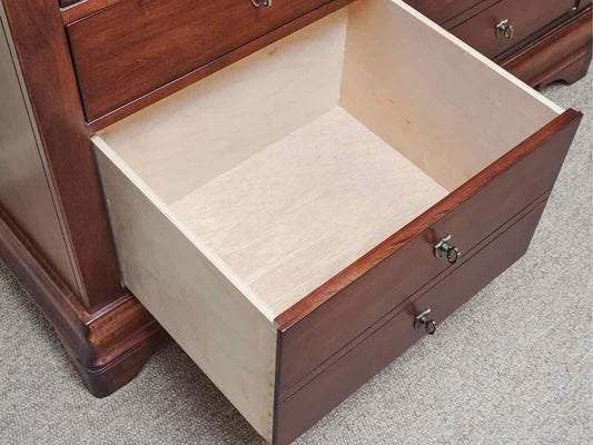 Nichols & Stone Cherry Louis Phillip 10 Drawer Chest